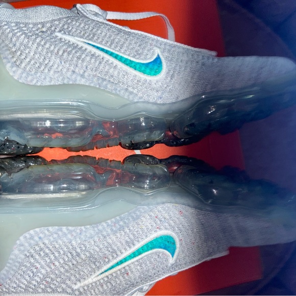 Nike Air Vapormax 2021 FK FlyKnit grey and ice blue - Picture 10 of 10